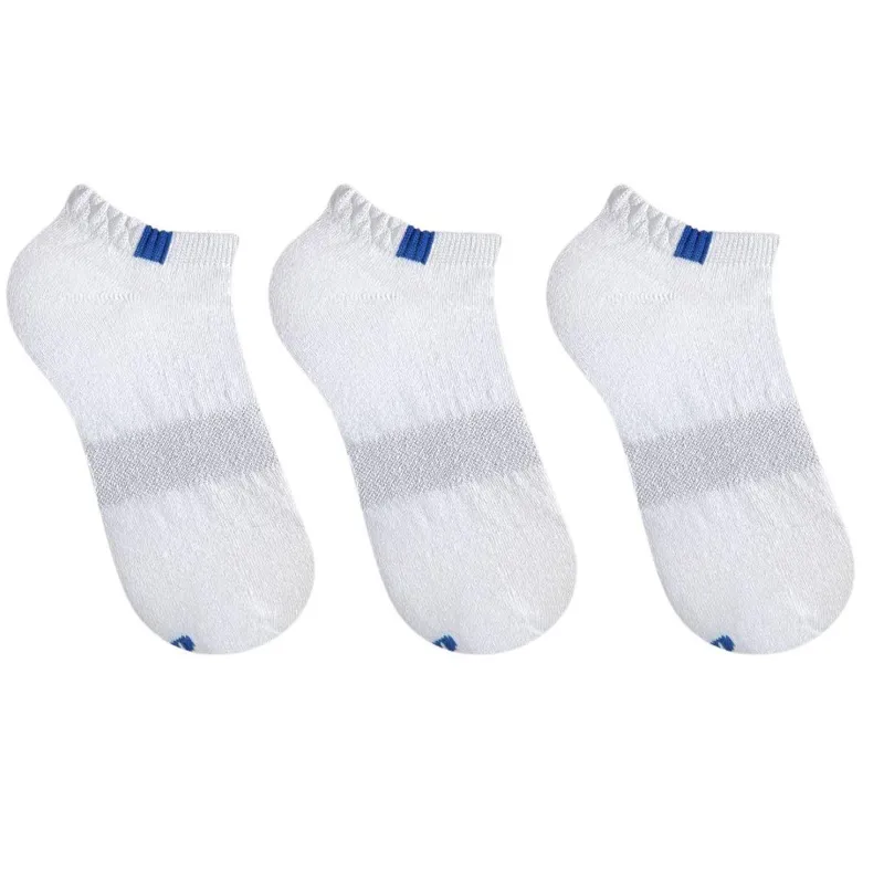 Kit 3 Pares de Meias Masculina Invisível Confort Branca