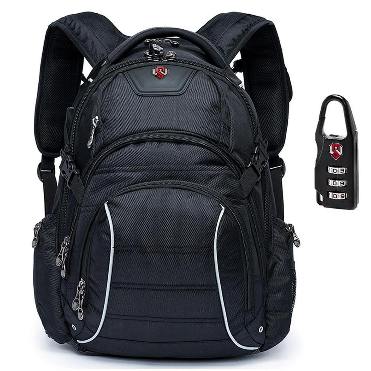 Mochila Swissport Executiva Notebook Espaçosa Resistente Trabalho