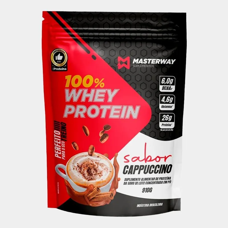 Whey Protein Masterway 910g 100% Concentrado