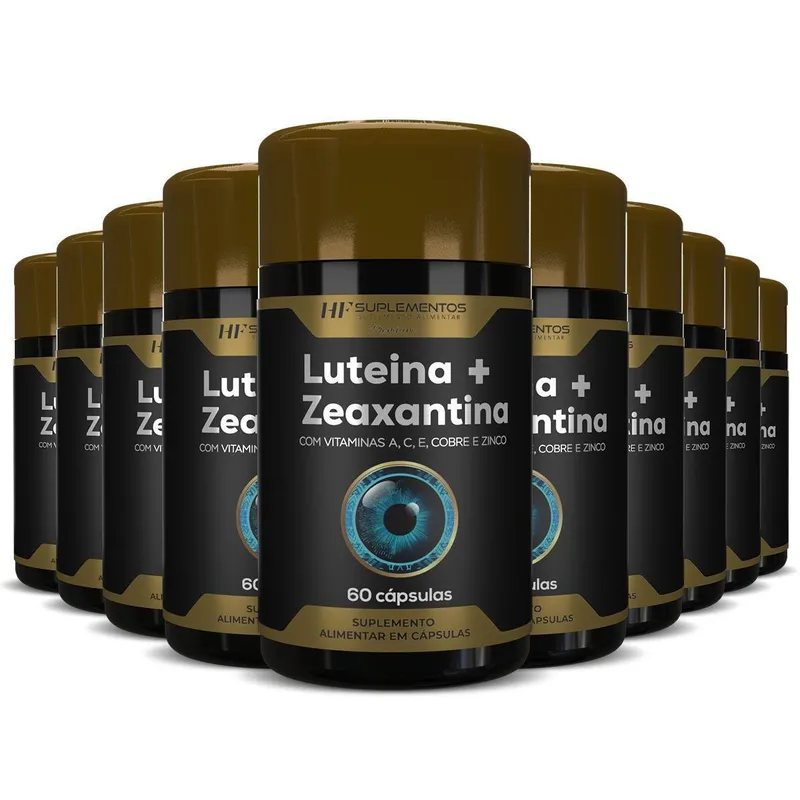 10X LUTEINA 20MG + ZEAXANTINA 3MG VITAMINA A C E COBRE