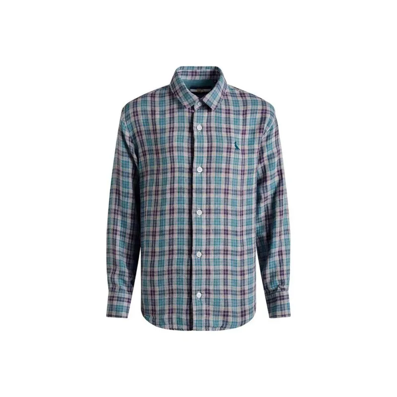 Camisa Mini Ml Xadrez Sao Pedro Reserva Mini
