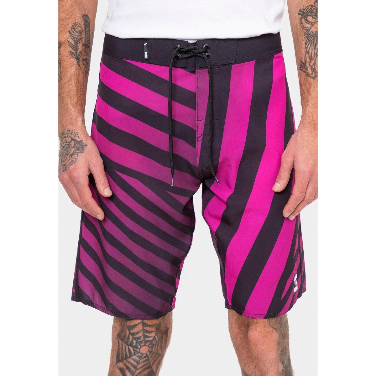 Boardshort HD Punk Stripes Masculino