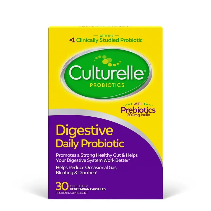 Cápsulas Probióticas Culturelle Digestive Health 30 Ct