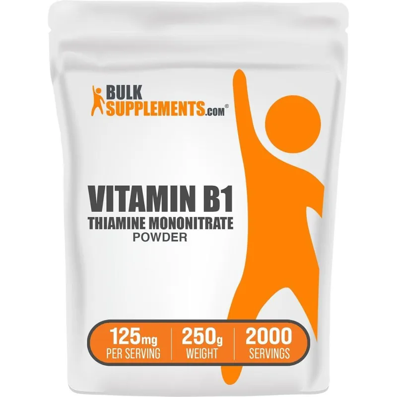Suplementos de vitamina B1 a granel Mononitrato de tiamina 250g em pó