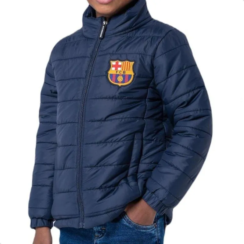 Jaqueta Barcelona Puffer Synthetic Masculina Com Zíper