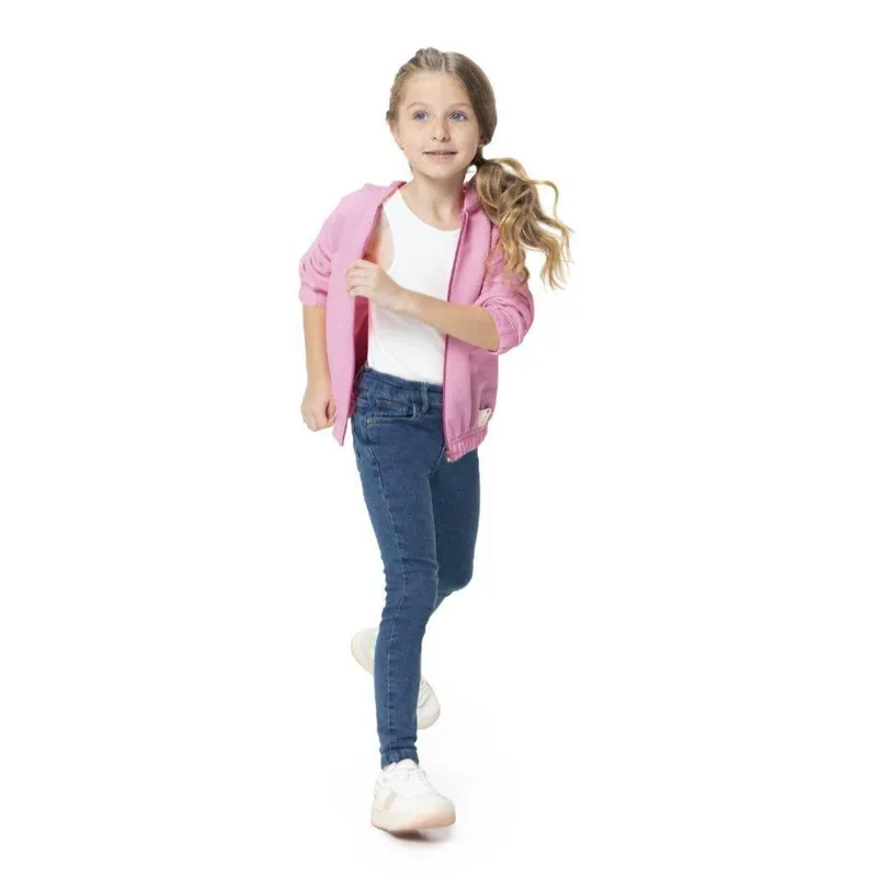 Calça Jeans Skinny Infantil Menina