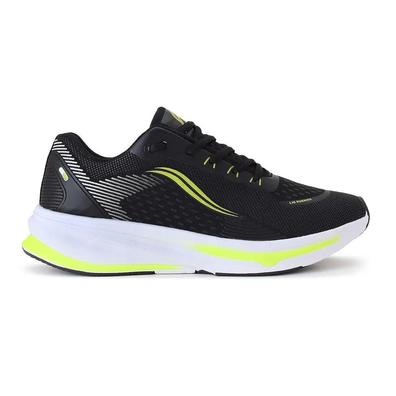 Tênis Academia Leve Respirável Conforto Elite Verde Limão Unisex