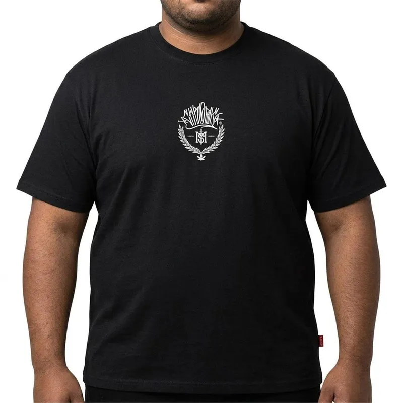 Camiseta Chronic Big Mato Seco Báscia Preto 4597