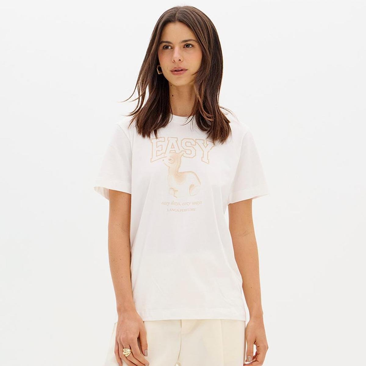Camiseta Easy Lança Perfume Brand Feminino