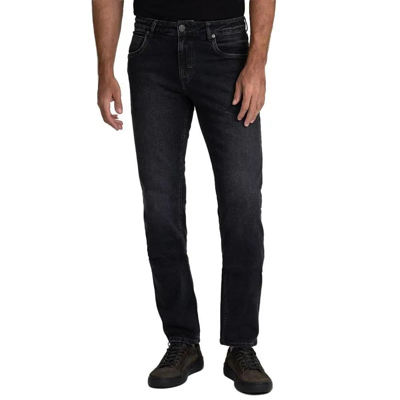 Calça Sarja Masculina Docthos Relaxed Preta - 820436