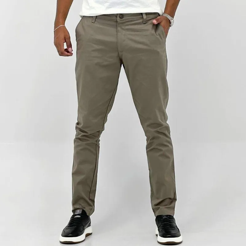 Calça Guilherme Soul Slim em Sarja Masculina