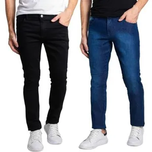 Kit 2 Calças Jeans Elastano Masculina Slim