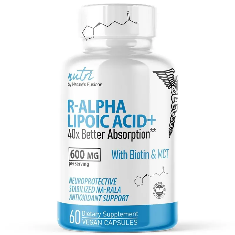 Suplemento Nature'S Fusions Nutri R Ácido Alfa Lipóico 600Mg
