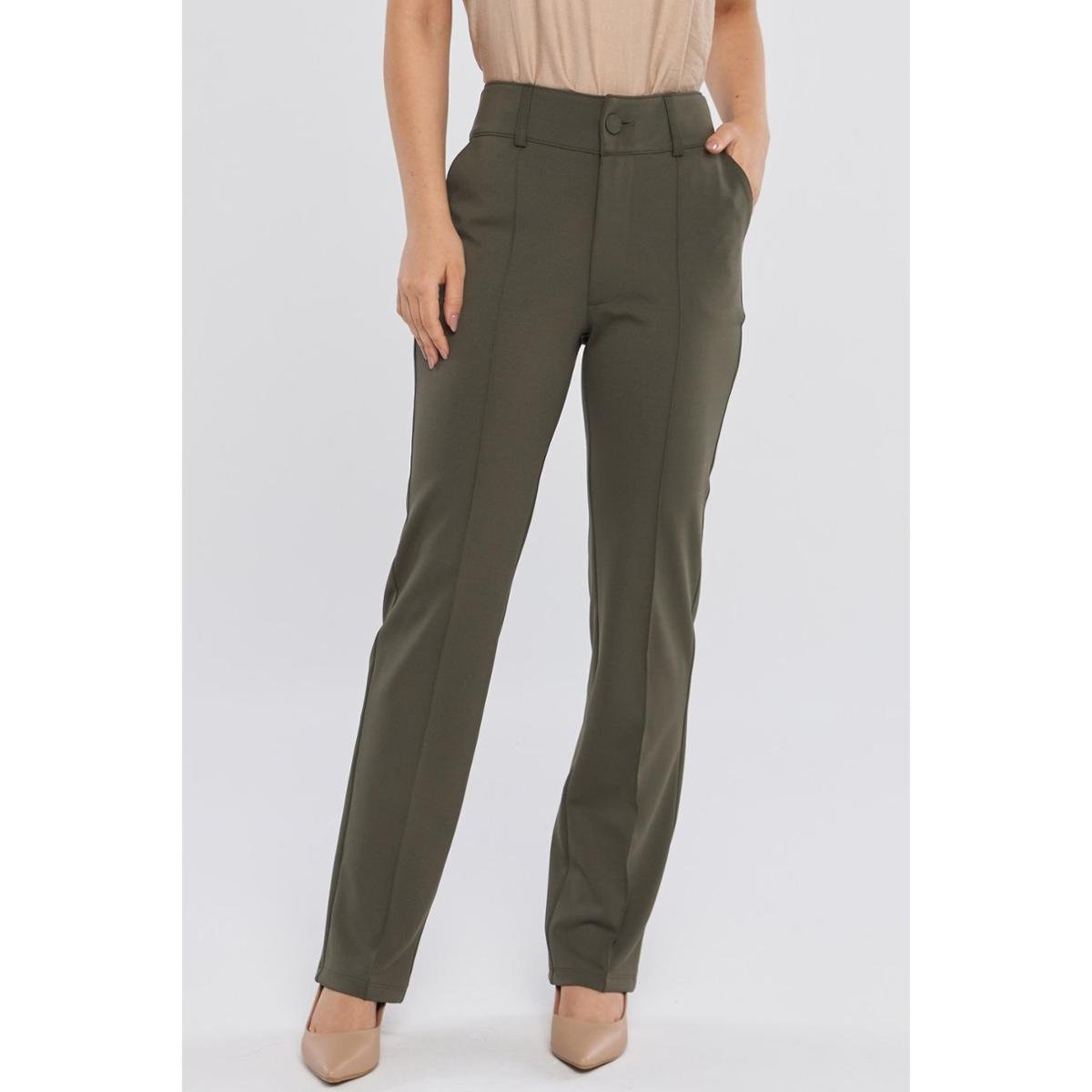 Calça PKS Alfaiataria Ponto Roma Verde Militar
