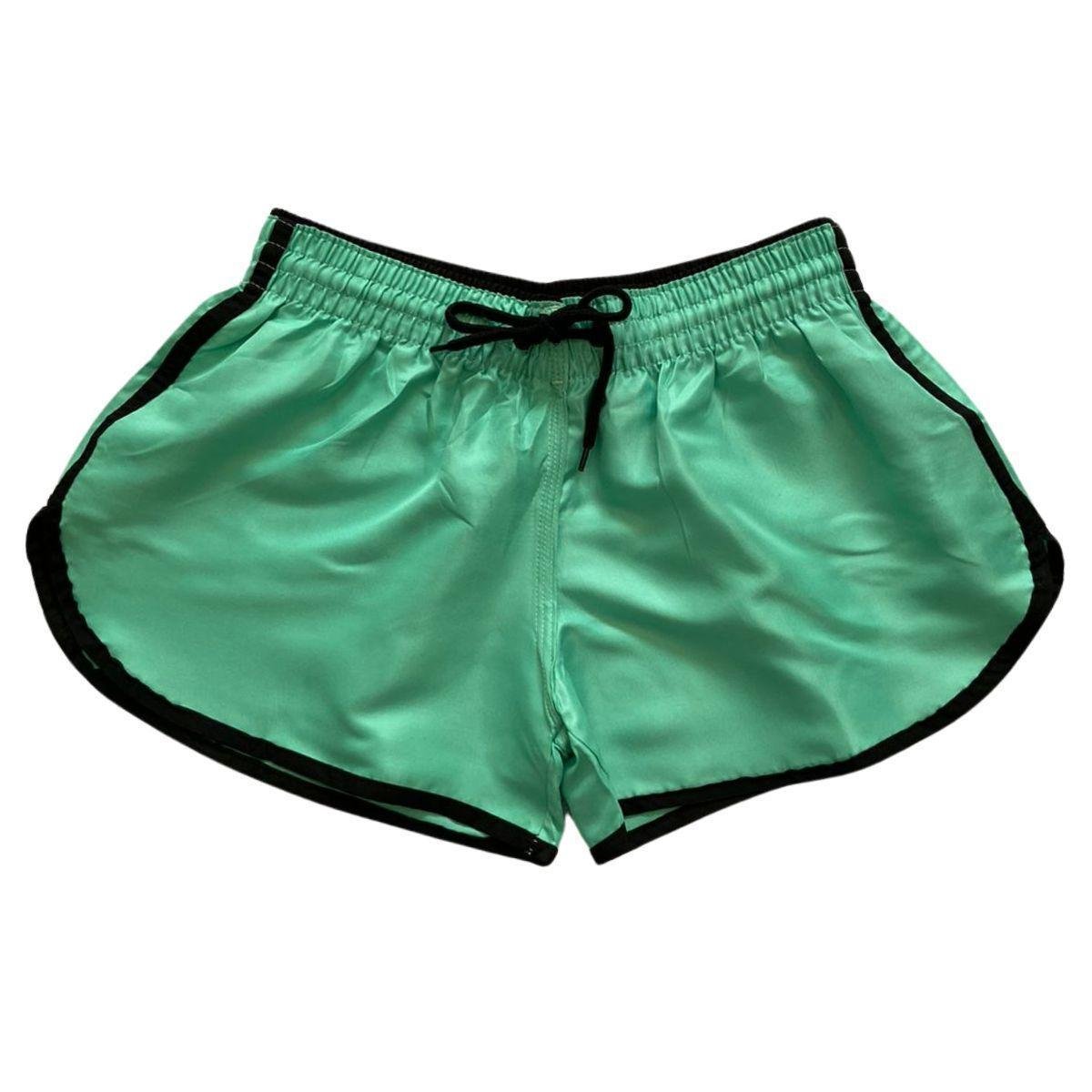 Short Feminino em Tactel Liso para Academia e Uso Casual