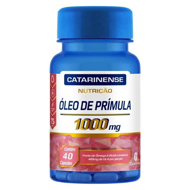 Óleo de Prímula - 1000mg 40 cápsulas - Catarinense Nutrição