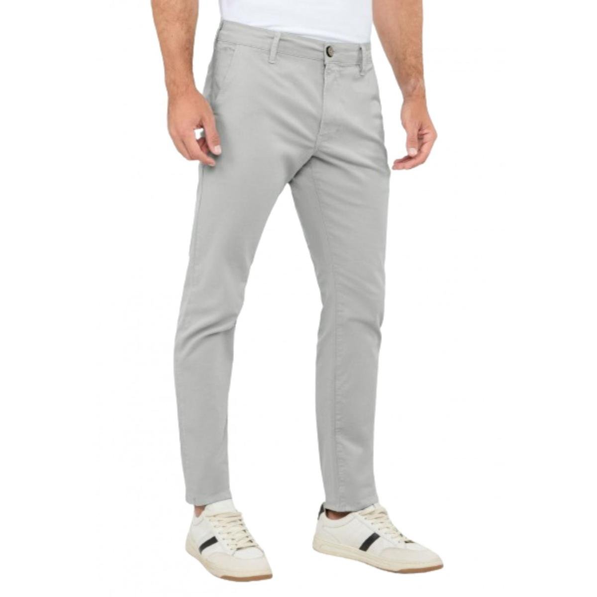 CALCA HANGAR 33 SLIM SARJA COM ELASTANO - MASCULINO