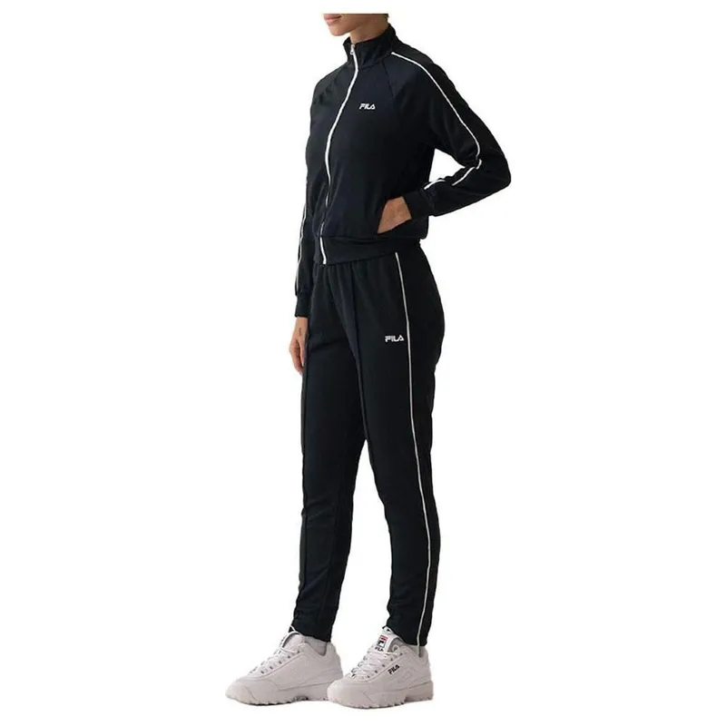 Conjunto Feminino Fila Agasalho Classic Icon Preto - F12L01