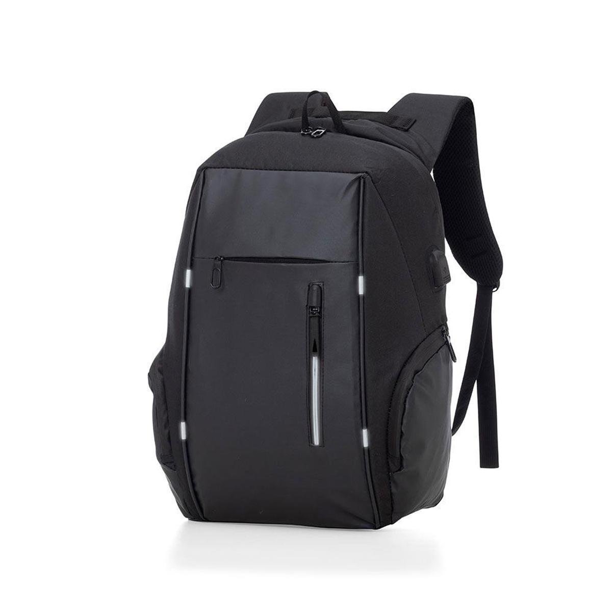 Mochila Notebook Executiva Viagem C/ Saída Usb Impermeável - Preto