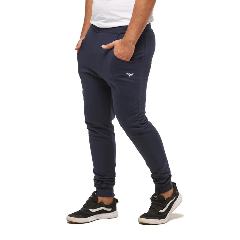 Calça De Moletom Masculina Logo Konoa Slim Skinny Sport Luxo