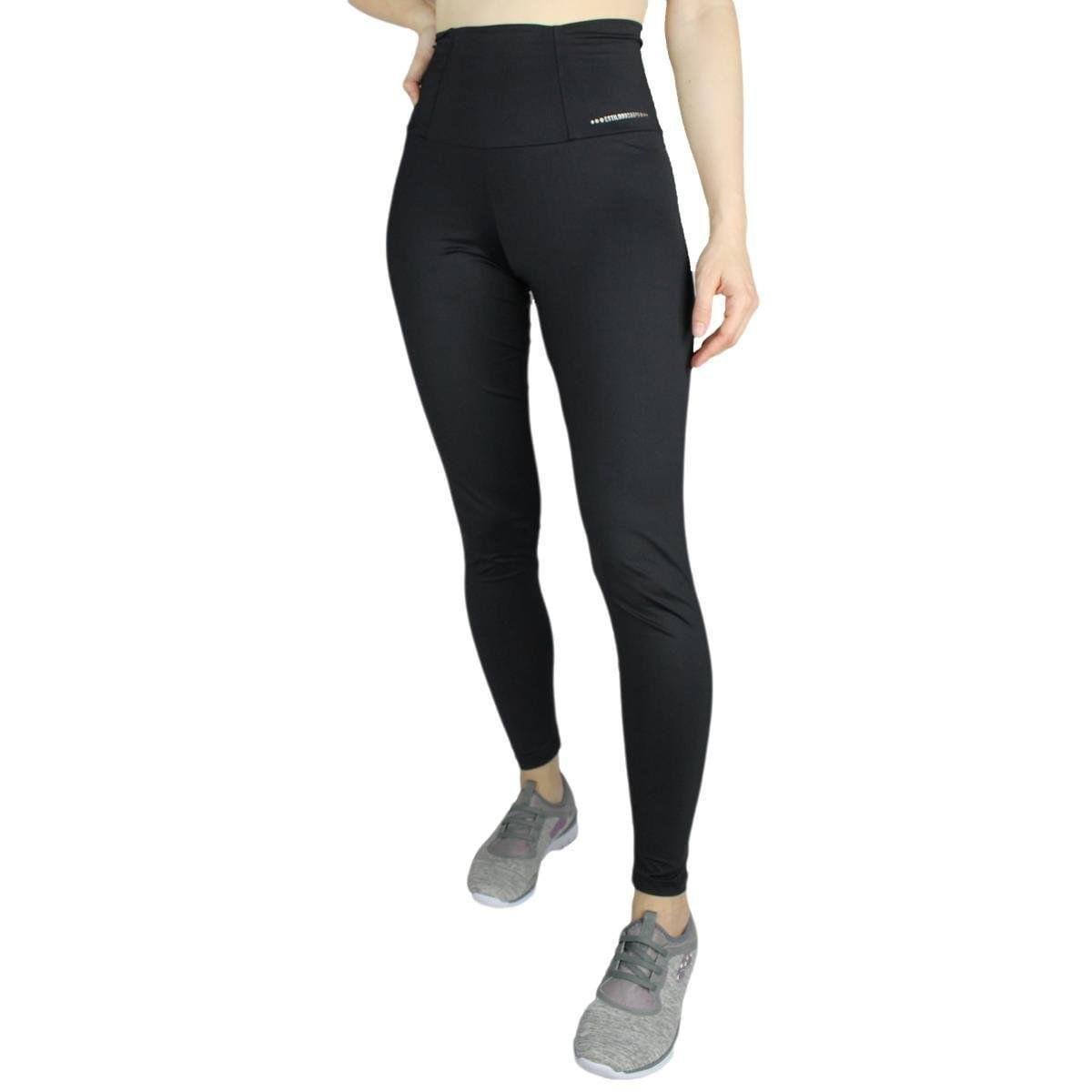Legging Feminina Power Estilo do Corpo Rosa Antigo