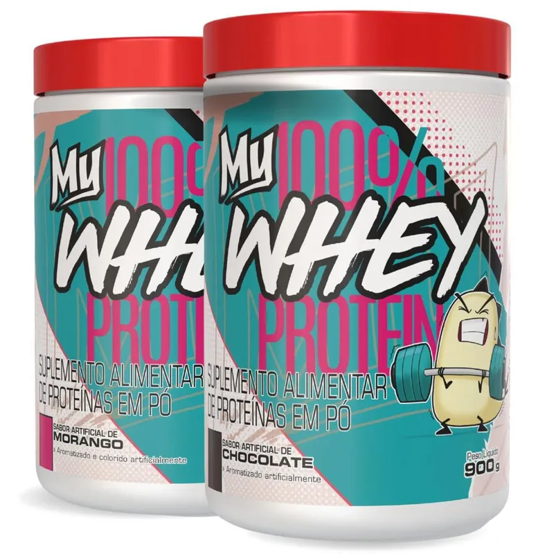 Kit 2x Whey Protein Concentrado – My Suplementos