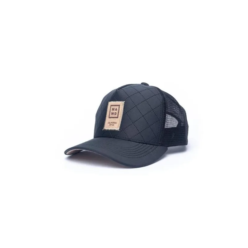 Boné MW Trucker Neoprene Matelassê Preto