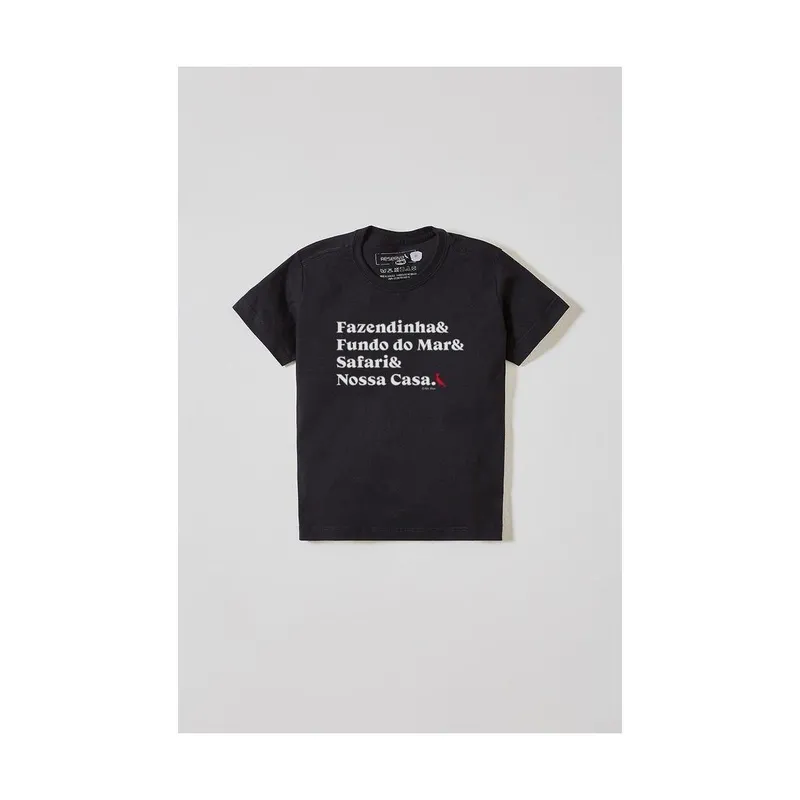 Camiseta Reserva Mini Mundo Bita Fazend