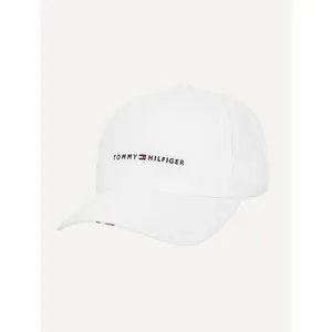 Boné Tommy Hilfiger Masculino Foundation 6 Panel Branco