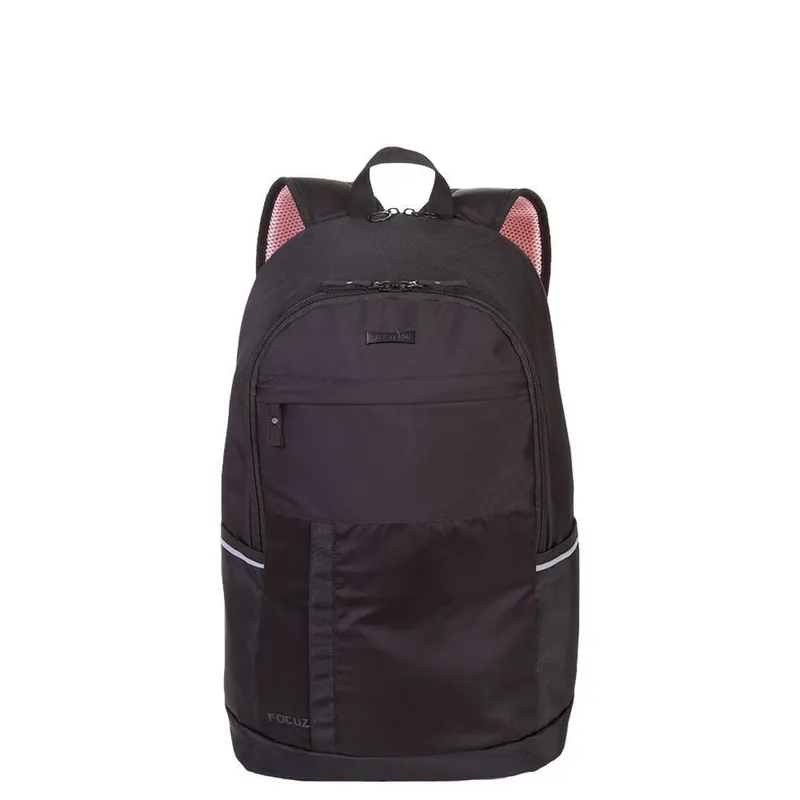Mochila Grande 2 Compartimentos Laptop Sestini Focuz F - Preto