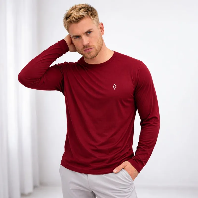 Camiseta Manga longa Resina Tecido Dry Treino Corrida