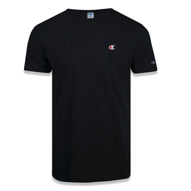 Camiseta Manga Curta Champion Malhão C Logo Embroidery Roxo