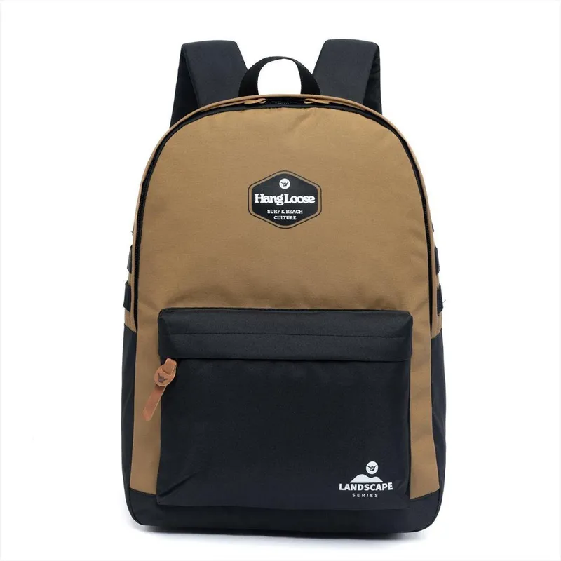 Mochila Hang Loose Escolar Resistente Espaçosa Casual