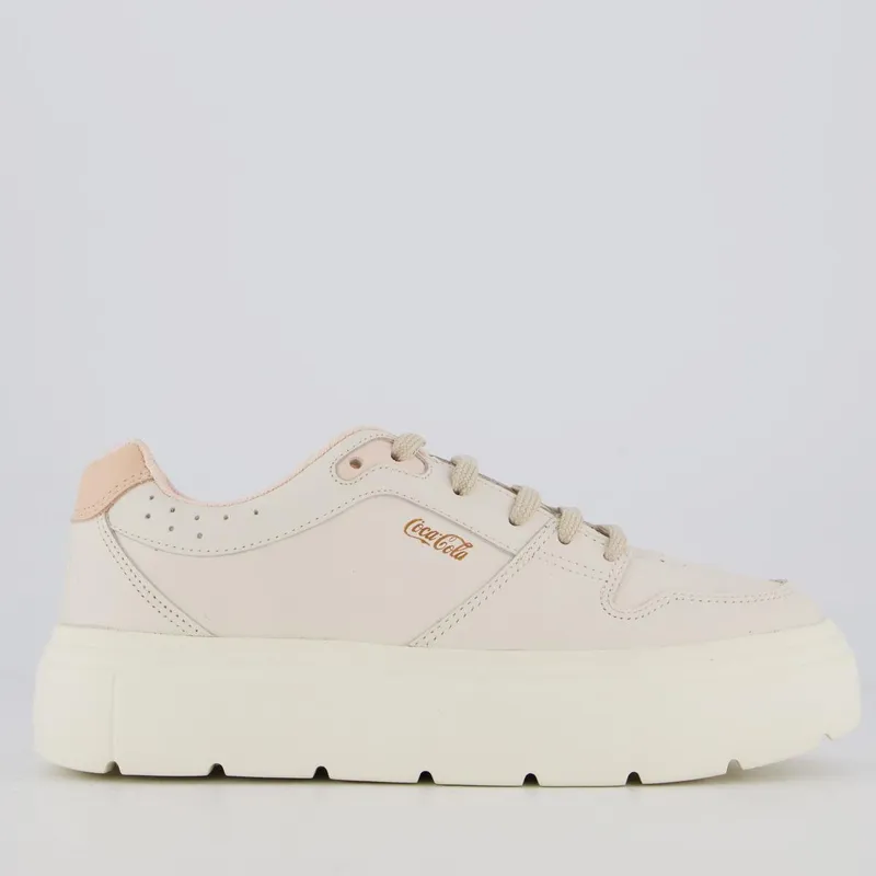 Tênis Coca Cola Harmony Feminino Off White