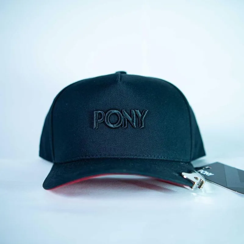 Boné Trucker Preto Abridor - PONY