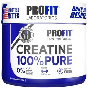 Creatina Monohidratada 100% Pura 150g Ganho de Massa E força Profit Suplemento