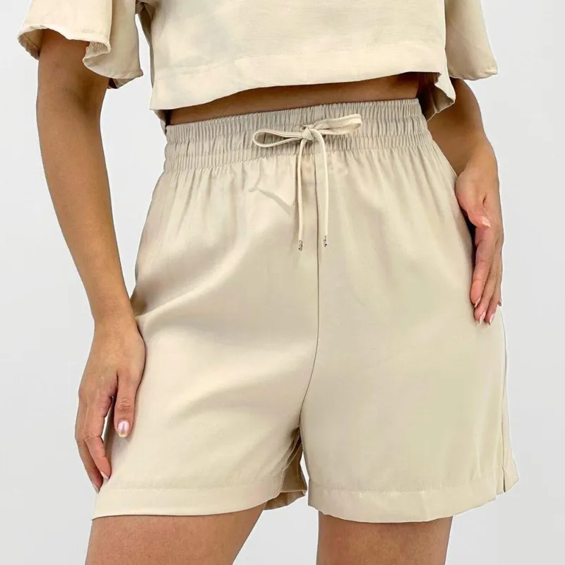 Shorts Endless Tecido Meia Coxa Feminino