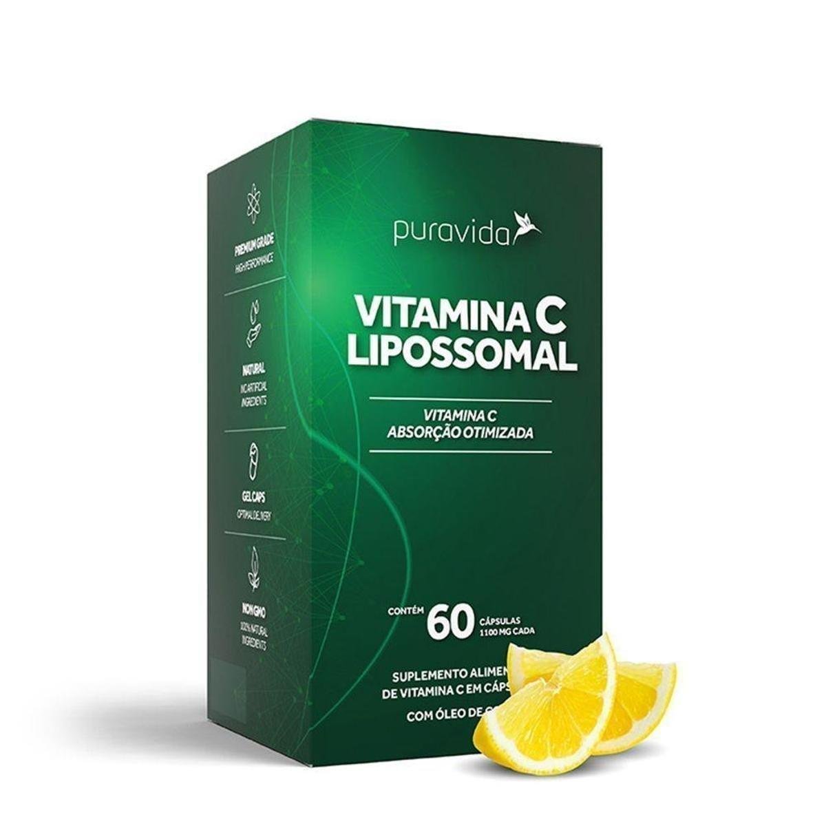Bio Vit C+ Vitamina C Lipossomal (60 caps) - Pura Vida