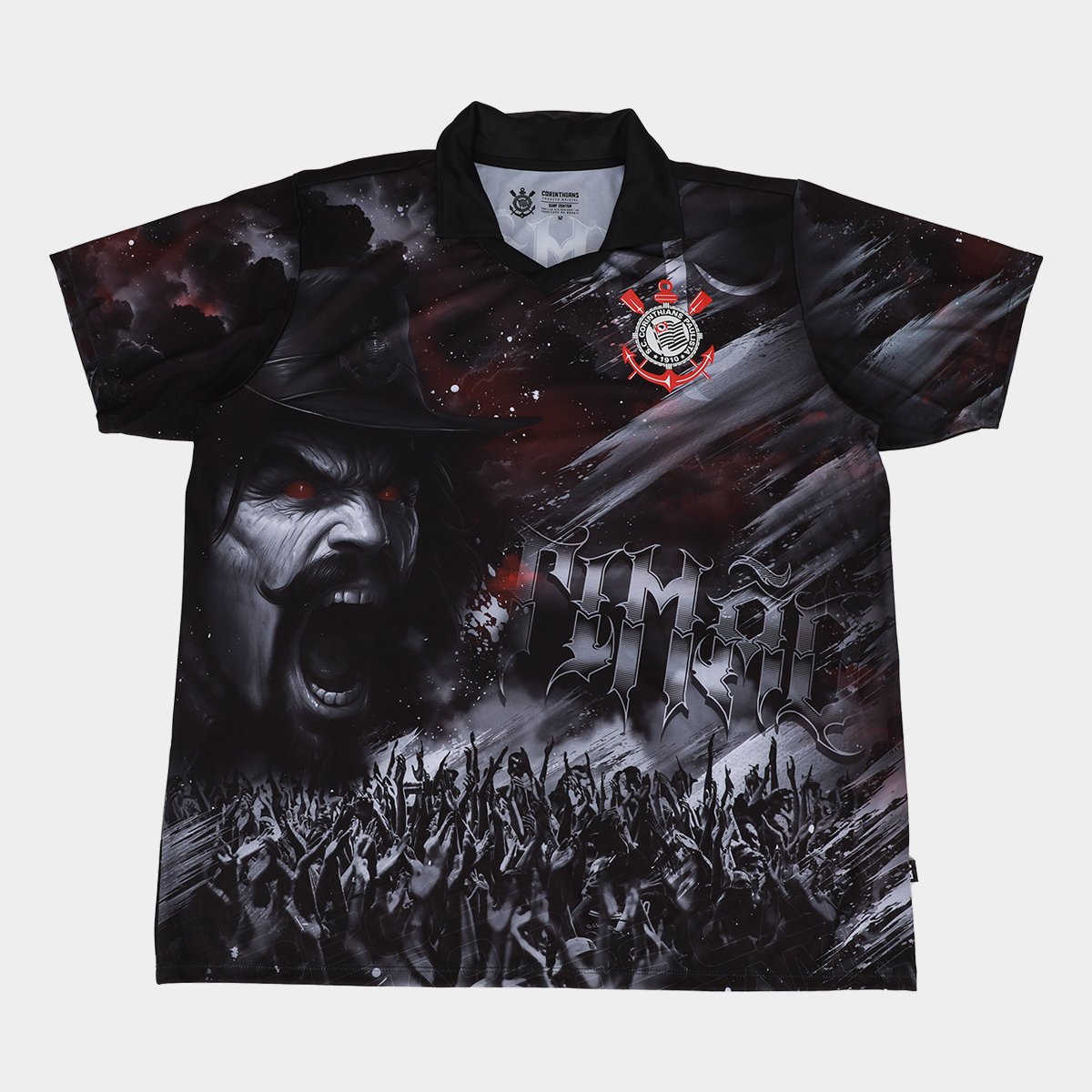 Camiseta Plus Size Corinthians Quebrada Masculina