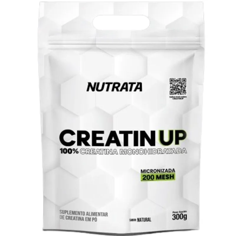 Creatina 300g Refil Creatin Up Nutrata Refil Pura Micronizada