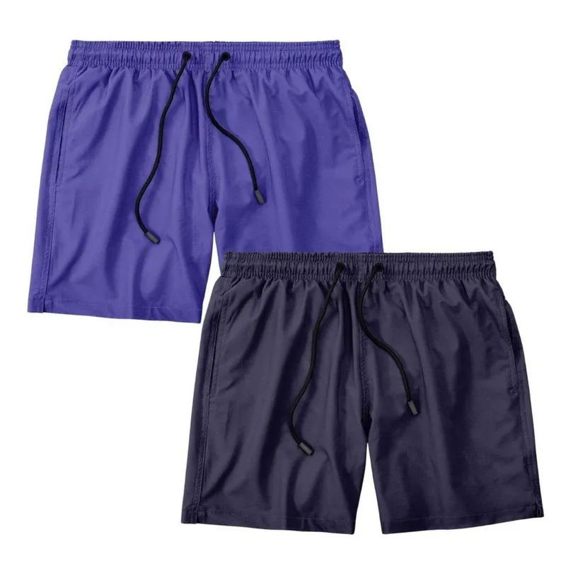 Kit 2 Shorts Masculino Bermuda Praia Academia Treino Esporte Shorts Gênero:Homem;Tamanho:G;Cor: