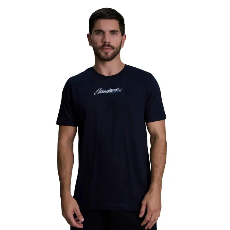 CAMISETA MASCULINA CAVALERA INDIE CURSIVE SIGNATURE
