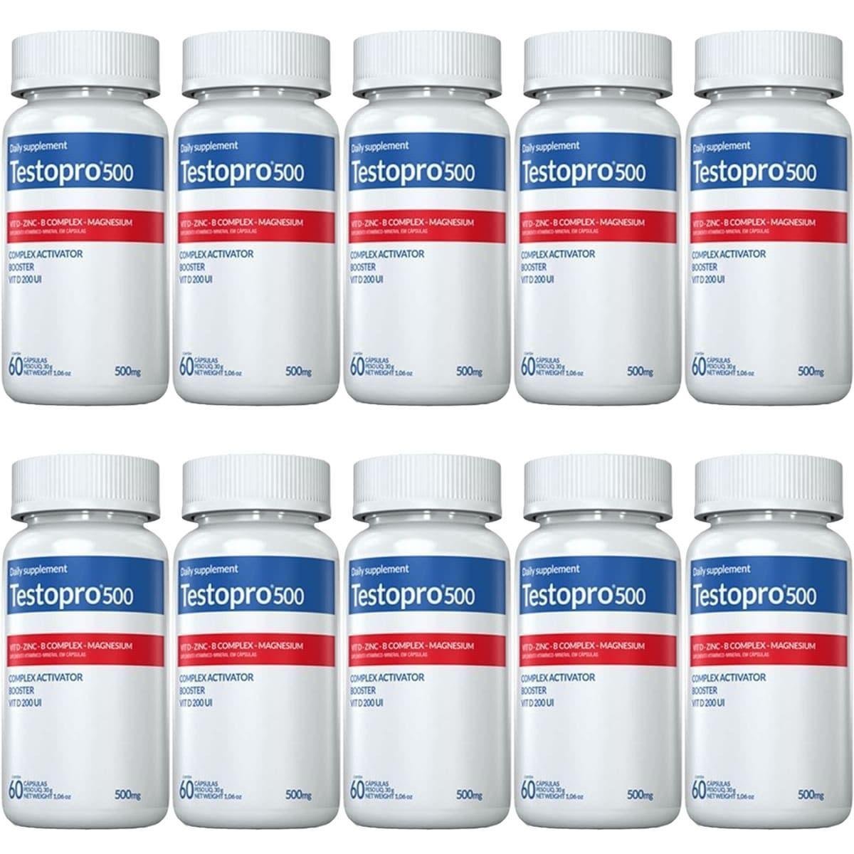 Kit 10X Testopro 500 - 60 Cápsulas - Inove Nutrition