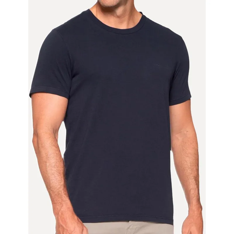 Camiseta Ellus Cotton Fine Easa Classic Azul Marinho