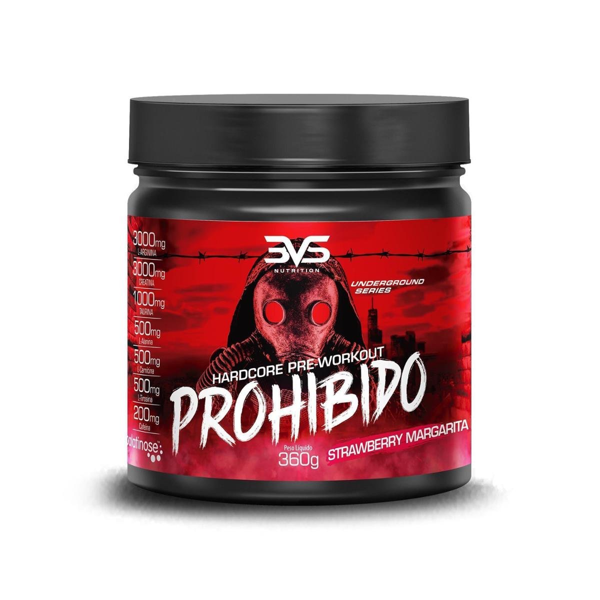 Pre Treino Prohibido 360g 3VS Nutrition