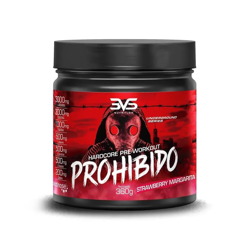 Pre Treino Prohibido 360g 3VS Nutrition