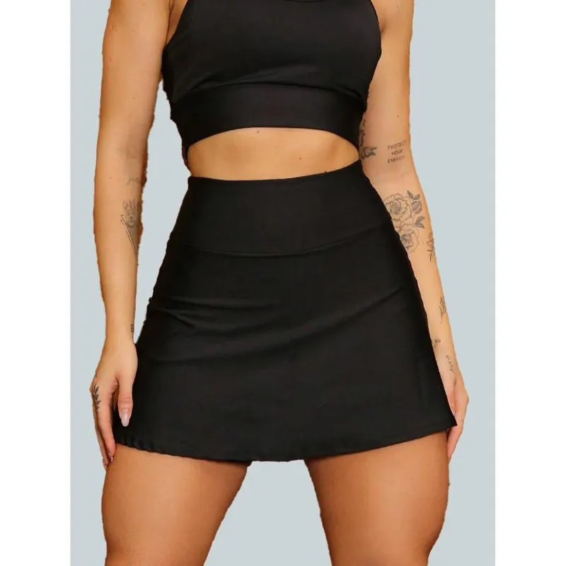 Short Saia Academia Saia Beach Tennis Com Short Interno Donna Martins