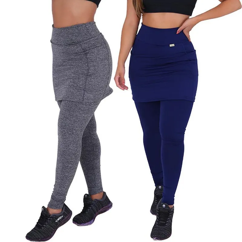 Kit 2 Leggings Saia Suplex Peluciada Termica