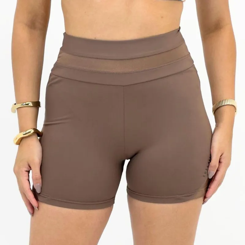 Shorts Rosa Bella Curto Allure Feminino