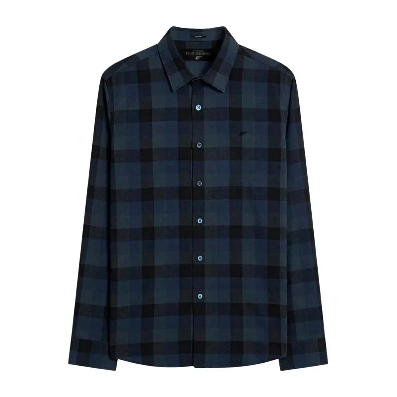 Camisa Ellus Xadrez Wool Touch Corvus Classic Irish